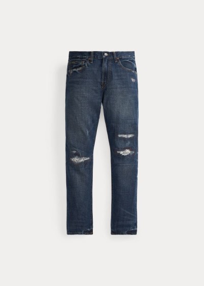 Polo Ralph Lauren Sullivan Slim Distressed Jeans Herre Danmark (LVREB8502)